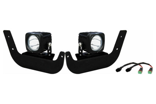 Vision X LED Fog Light System: Dodge Ram Horizontal (09-18) (2x XIL-OPR110 2x XIL-OPR120 Pods)