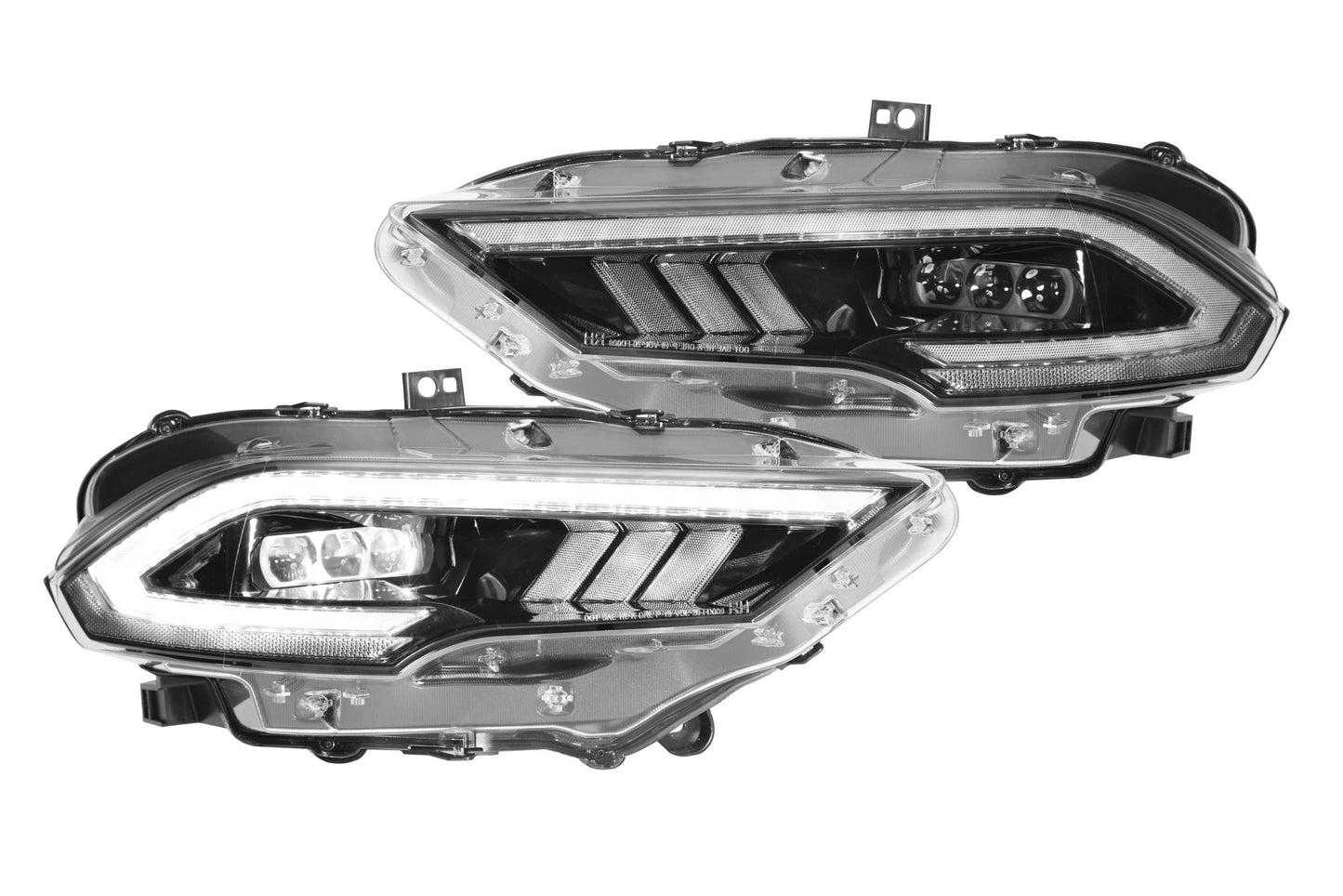 XB LED Headlights: Ford Mustang (18-21) (Pair / ASM)