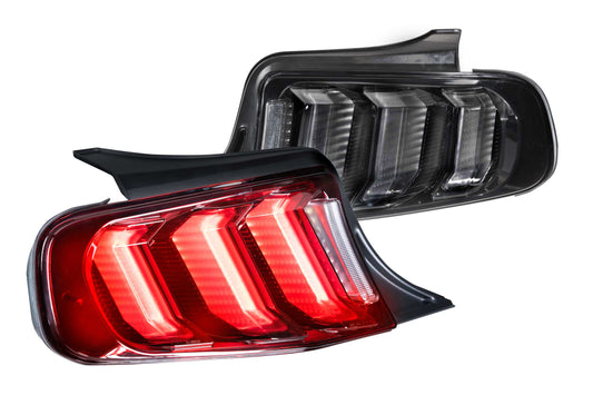 XB LED Tails: Ford Mustang (10-12) (Pair / Facelift / Smoked)